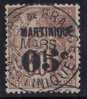 Martinique N° 12  Superbe Oblitération Centrale De  1891    Cote 25 Euros - Unclassified