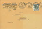 1936 Belgique   Carte - Lettres & Documents