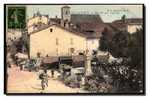 01 PONT De VAUX, Le Marché Aux Volailles, Ed BF 35, CPA Colorisée, Très Animée, Voyagé. Petit  Pli Angle Sup G - Pont-de-Vaux