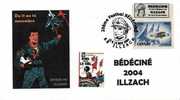 BEDECINE 2004 ILLZACH : Albert WEINBERG & Dan COOPER Enveloppe Spéciale + Flamme + Cachet Temporaire 07 - Fumetti