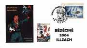 BEDECINE 2004 ILLZACH : Albert WEINBERG & Dan COOPER Enveloppe Spéciale + Cachet Temporaire 04 - Comics