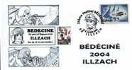 BEDECINE 2004 ILLZACH : Albert WEINBERG & Dan COOPER Enveloppe Spéciale + Flamme + Cachet Temporaire 10 - Bandes Dessinées