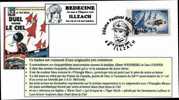 BEDECINE 2004 ILLZACH : Albert WEINBERG & Dan COOPER Enveloppe Spéciale + Flamme + Cachet Temporaire 14 - Stripsverhalen
