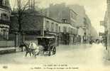 75 . PARIS . 15 Eme ARRONDISSEMENT .   CRUE DE LA SEINE - JANVIER 1910 . LE PASSAGE DU BOULANGER RUE DE LOURMEL . - Paris (15)