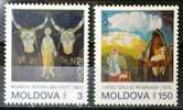 Moldavie - 1993 - Tableaux - Paintings - Artistes Locaux - Neufs - 1993