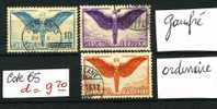 SUISSE  Avions Gaufré Et Ordinaire   ANGE  Cote 65 Euros - Used Stamps