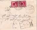 Egy059/ ÄGYPTEN -  Tala R & P 1919 Auf Sphinx-Paar, Einschreiben (Brief, Cover, Lettre) - 1915-1921 Protettorato Britannico