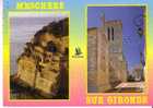 MESCHERS SUR GIRONDE - Les Grottes De RUGULUS Et L´Eglise  - 2 Vues -   N°  7492 - Meschers
