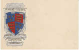 St. John´s College Cambridge University Emblem, Embossed Vintage Postcard - Cambridge