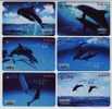 Free Angel,dolphin,China 2006 Set Of 6 Used Phonecards - Delfini