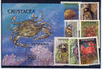 Tanzanie 1994, Crustacés,  Complet Timbres Et Bloc ** - Schalentiere