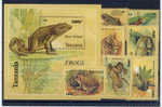 Tanzanie 1996. Batraciens, Grenouilles, Série Complète Neuve Cote 11 E - Frogs