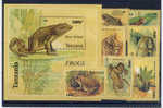 Tanzanie 1996. Batraciens, Grenouilles, Série Complète Neuve Cote 11 E - Grenouilles