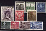 Luxembourg 1947, Le Sanctuaire D’Echternach Et Le Général Patton, 393/401 ** - Unused Stamps
