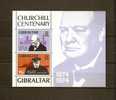 GIBRALTAR.    Bloc-feuillet  Y&T  N°1  Neuf **  SUPERBE.   Sir Winston CHURCHILL - Sir Winston Churchill