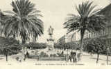 CPA Bone - La Statue Thiers Et Le Cours Bertagna - Annaba (Bône)