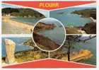 PLOUHA (Cotes-d'Armor, 22): La Plage Du Palus, Falaises Rocheuses, Monument De L'Anse Cochat, La Digue De Port-Moguer;TB - Plouha