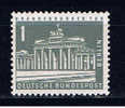 D+ Berlin 1956 Mi 140** Brandenburger Tor - Unused Stamps