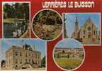 CPSM. VERRIERES LE BUISSON.  LE LAC. HOTEL DE VILLE . PARC VILMORIN. L'EGLISE. LE COLLEGE. DATEE 1989. - Verrieres Le Buisson