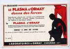 Buvard PLASMA D ORMAY Laboratoire D´ormay Cognac - Produits Pharmaceutiques