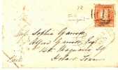 VIC151 / Shipletter Melbourne-Hobart. All Paid 1857 .Vollrandig! - Cartas & Documentos