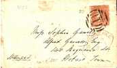 VIC158 / Shipletter 1857 Melbourne-Hobart - Cartas & Documentos