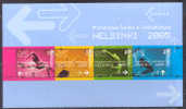 2005 POLAND HELSINKI GAMES SHEETLET - Unused Stamps