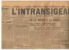 L´Intransigeant 5 Mars 1918 - Les Eparges - Le Roi Albert - Japon - Incorporation De La Classe 19 ... - Informations Générales