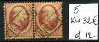 NDERLAND N° 5  Belle Paire   Mooi Paar   Perfekte Zegels  Cote 32euros - Used Stamps