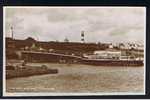 Real Photo Postcard The Pier & Hoe Plymouth Lighthouse Devon  - Ref B149 - Plymouth