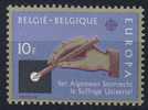 Belgie Belgique Belgium 1982 Mi 2100  YT 2048 ** -temrecht / Voting Right / Le Suffrage Universel  - 1921 - Berühmte Frauen