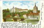 Germany Deutschland Alemagne 1900 Schloss Osterstein Mit Elsterbrucke, Gera - Osterburg