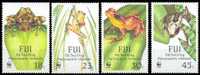 (008) Fiji  WWF  Frog / Grenouille / Frosch  ** / Mnh  Michel 586-589 - Fidji (1970-...)