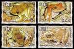 (013) Fiji  Frogs / Grenouilles / Frösche  ** / Mnh  Michel 1148-51 - Fidji (1970-...)