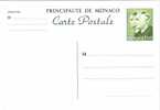 MONACO- ENTIER POSTAL LES DEUX PRINCES 1F60 NEUF - Postal Stationery