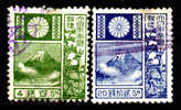 JAPON - Yvert - 170 - 172 -  - Cote 13 € - Volcanes