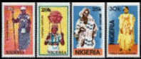 NIGERIA 1989, Traditional Costumes,  ERROR:MISSING PERF:TOP:4 Stamps)   [Fehler,erreur,errore,fout] - Nigeria (1961-...)