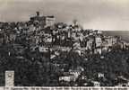 CPSM. CAGNES SUR MER. CITE DES PEINTRES. LA VIEILLE VILLE. VUE DE LA ROUTE DE VENCE. LE CHATEAU DES GRIMALDI. DATEE 1961 - Cagnes-sur-Mer