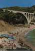 CPSM. CARRY LE ROUET. CALANQUE DES EAUX SALEES ET LE VIADUC. - Carry-le-Rouet