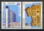 SERIE TIMBRES ESPAGNE NOUVEAUX 1990 EUROPA CEPT ARCHITECTURE - 1990