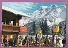 LES CONTAMINES-MONTJOIE -- La Terrasse Du Snack-Bar De L´Etape. Les Domes De Miage Et La Bérangère. 2 Scans - Les Contamines-Montjoie