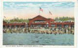 Alki Beach Municipal Bath House West Seattle WA, Natatorium Vintage Postcard - Seattle