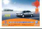 Beijing Olympic Games´ Stadium ( Bird- Nest ) Volkswagen Car  ,  Pre-stamped Card, Postal Stationery - Sommer 2008: Peking