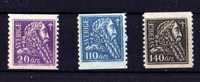 Suède 1921, Gustave 1er Vasa, N°  151 /153*     Yv= 120 € - Unused Stamps