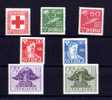 Suède 1945, Année Complète, 80° De La Croix-Rouge Suédoise, Viktor Rydberg, - Unused Stamps