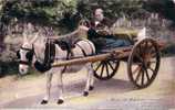 CPA Belle Carte Postale Attelage Cheval Femme Panier - Goin' To Market - Ed: W.lawrence N°8265 - Attelages