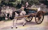 CPA Belle Carte Postale Attelage Cheval Femme Panier - Goin' To Market - Ed: W.lawrence N°8265 - Wagengespanne