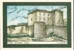 63 OLLIERGUES - Château  - Illustration Yves Ducourtioux - Olliergues