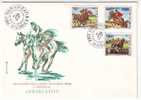 HORSES RACING  ( Yugoslavia Rare FDC) Derby Courses Hippiques Pferderennen Paarderennen Horse Sport Cheval Caballo Pferd - Paardensport