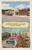 Rawlins WY Adams Dairy And Cafe, Multiview Vintage Curteich Linen Postcard, Lunch Counter Interior - Sonstige & Ohne Zuordnung